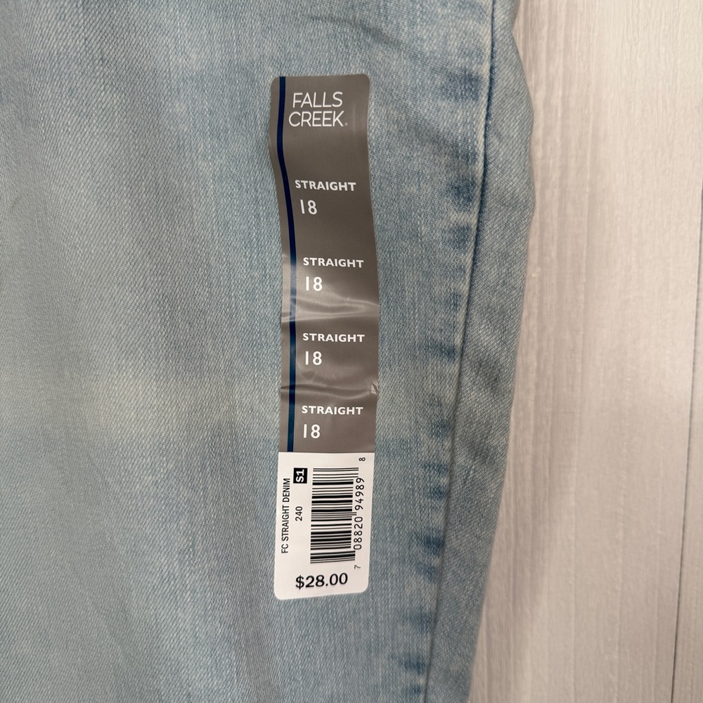 Falls Creek Straight Mid-Rise Stretch Denim Jeans - Picture 4 of 8